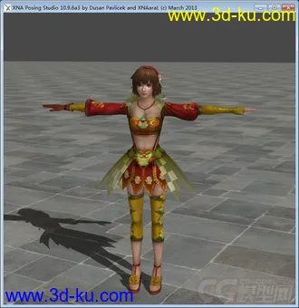 3D打印模型三国无双之孙尚香3的图片
