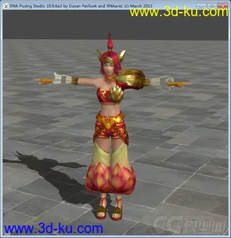 3D打印模型三国无双之孙尚香4的图片