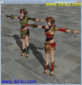 3D打印模型三国无双之孙尚香6的图片