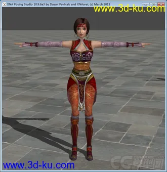 3D打印模型三国无双之孙尚香8的图片