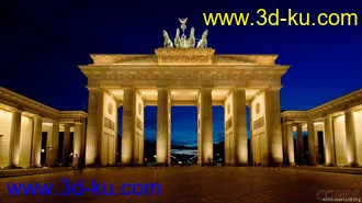3D打印模型建筑  场景  文物  门的图片