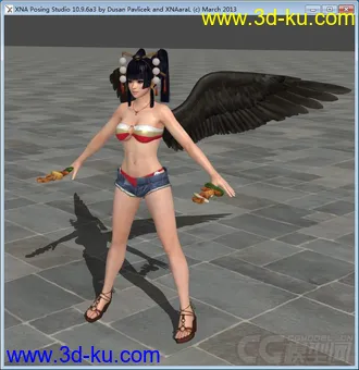 3D打印模型生或死5——女天狗的图片