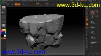 3D打印模型那个石头高模的图片