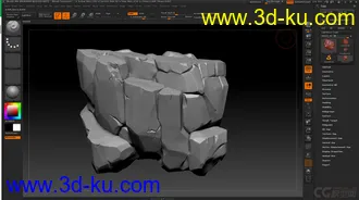 3D打印模型那个石头高模的图片