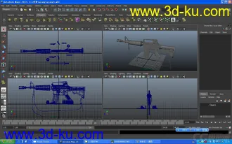 3D打印模型M4—枪系列的图片