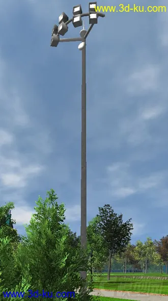 3D打印模型探照灯的图片