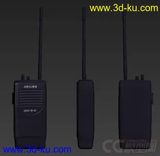 3D打印模型对讲机 ipone 电话 通话机的图片