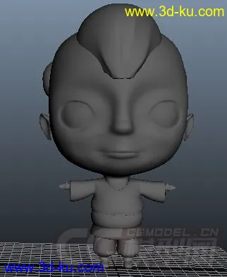 3D打印模型小孩一枚的图片
