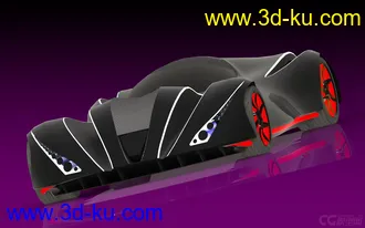 3D打印模型精致的小跑车的图片