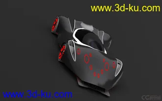 3D打印模型精致的小跑车的图片