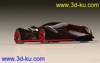 3D打印模型精致的小跑车的图片