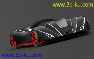 3D打印模型精致的小跑车的图片