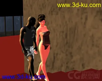 3D打印模型Poser - DAZ3D - i13 Movie Theater + i13 The Date的图片