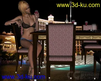 3D打印模型country home dinner time的图片