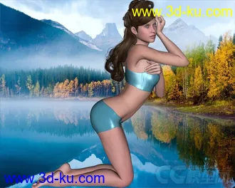 3D打印模型DAZ3D - Poser - hongyu's DreamLace 4 and Secrets for V4的图片