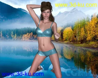 3D打印模型DAZ3D - Poser - hongyu's DreamLace 4 and Secrets for V4的图片