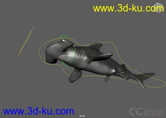 3D打印模型Fish Rigs - HammerHead with textures的图片