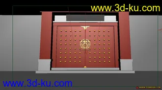 maya 虎门模型分享的图片