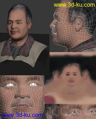 3D打印模型头部布线范例，精到！的图片