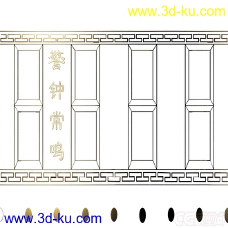 3D打印模型警钟长鸣的图片