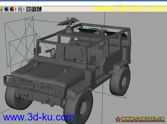 3D打印模型吉普车练习的图片
