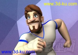 3D打印模型Victor Young Modern Man rig with textures的图片
