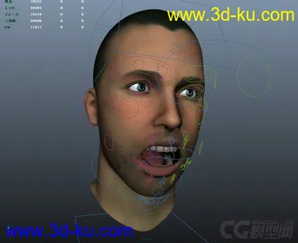 3D打印模型ElTom (only face) character rig full facial controls with textures的图片