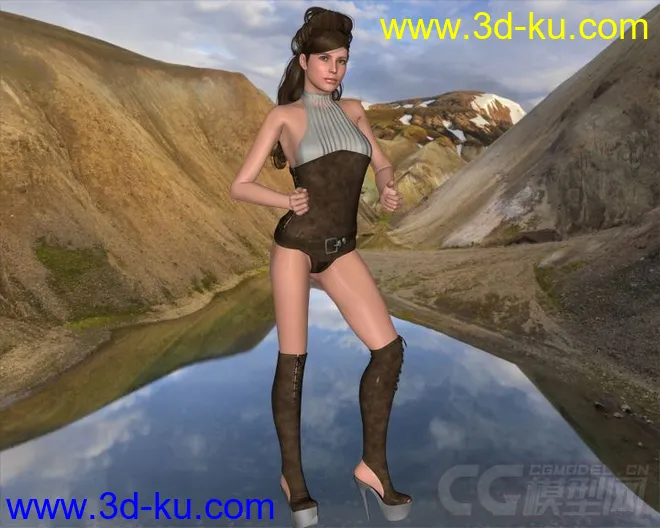 DAZ3D - Poser - LF Apathie and Illusions for V4模型的图片1