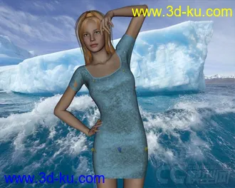 3D打印模型DAZ3D - Poser - Primavera Real Dress for V4的图片