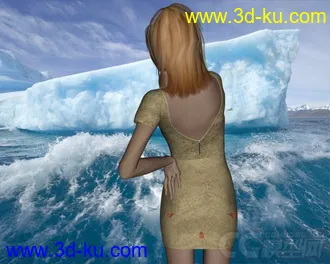 3D打印模型DAZ3D - Poser - Primavera Real Dress for V4的图片