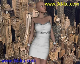 3D打印模型RO-95471 - Strapless Mini Dress的图片