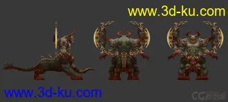 3D打印模型一个不错的BOSS的图片