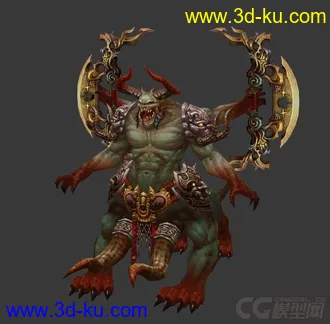 3D打印模型一个不错的BOSS的图片