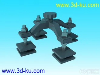 3D打印模型玻璃幕墙 雨棚——抓点的图片