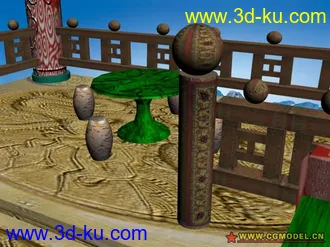 亭子练习3D模型下载的图片