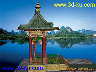 亭子练习3D模型下载的图片