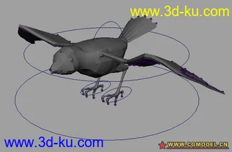 3D打印模型绑定好的小鸟的图片