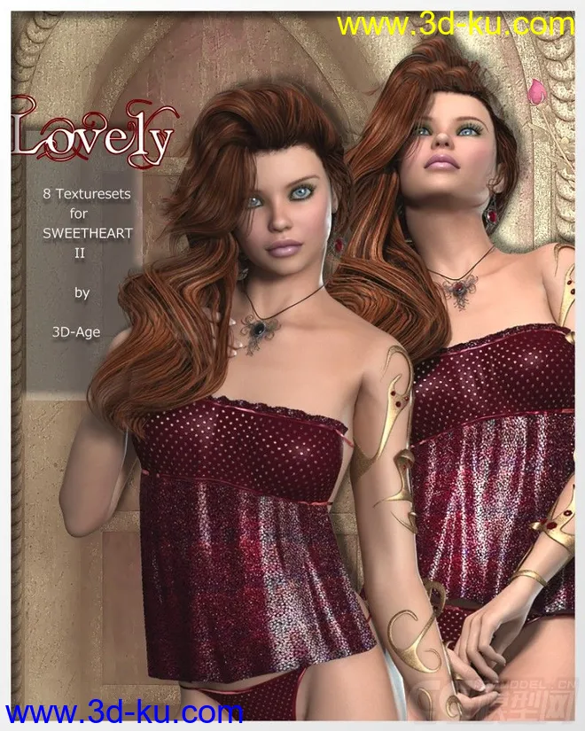 Poser - DAZ3D - Lovely for Sweetheart II模型的图片1