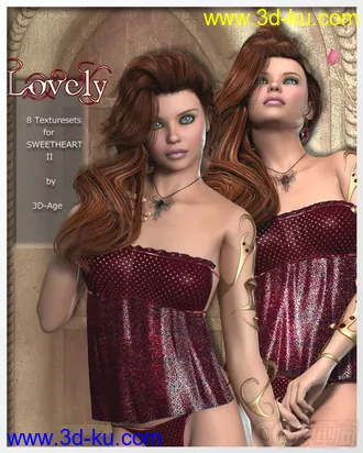 3D打印模型Poser - DAZ3D - Lovely for Sweetheart II的图片