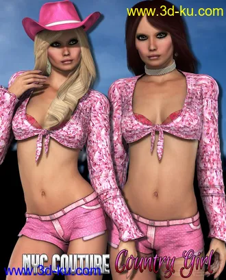 3D打印模型Poser - DAZ3D - NYC Couture for Country Girl的图片