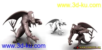 3D打印模型[最终幻想]_小怪龙_001的图片