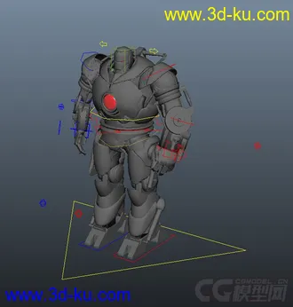 3D打印模型Iron ROBOT man villan rig的图片