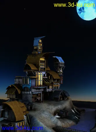 3D打印模型月神的图片