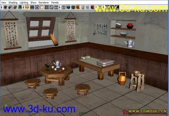 3D打印模型游戏室内的图片