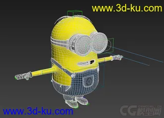 3D打印模型MAX版本小黄人的图片