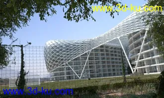 3D打印模型特写 足球场 练习文件的图片