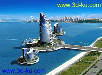 3D打印模型后现代主义建筑的图片