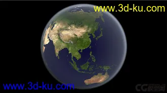 3D打印模型地球一枚带大气层的的图片