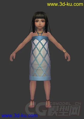 3D打印模型小女孩2的图片