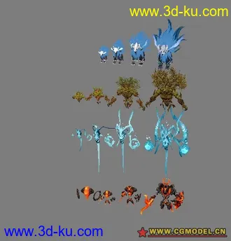 3D打印模型召唤兽的图片